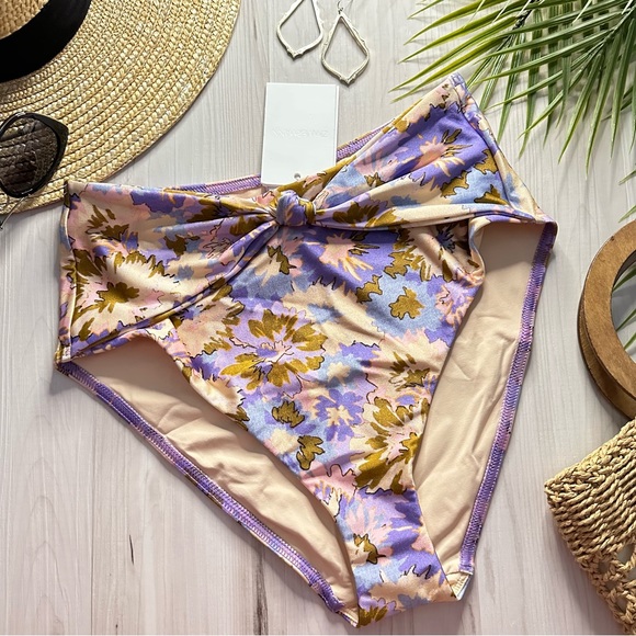 Zimmermann Violet High Waist Bikini Bottom - Picture 11 of 15